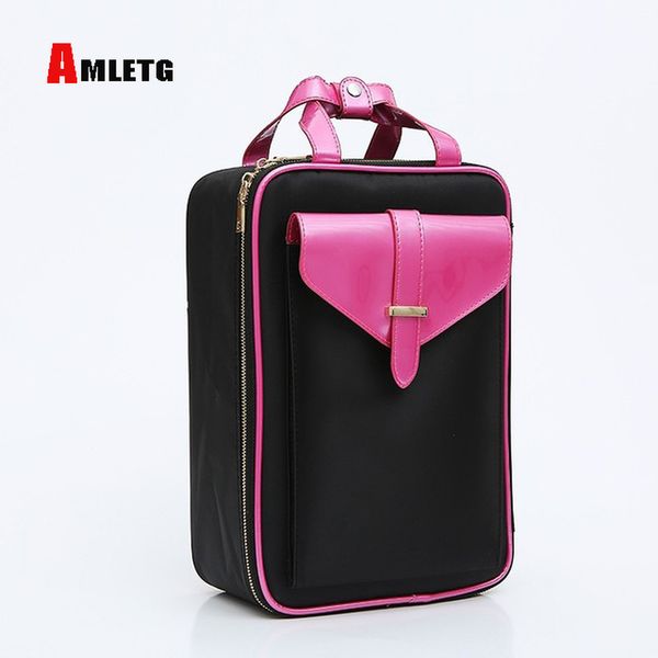 

amletg cosmetic bag sorting bag cosmetic case professional travel lady makeup large capacity makeup artist neceser