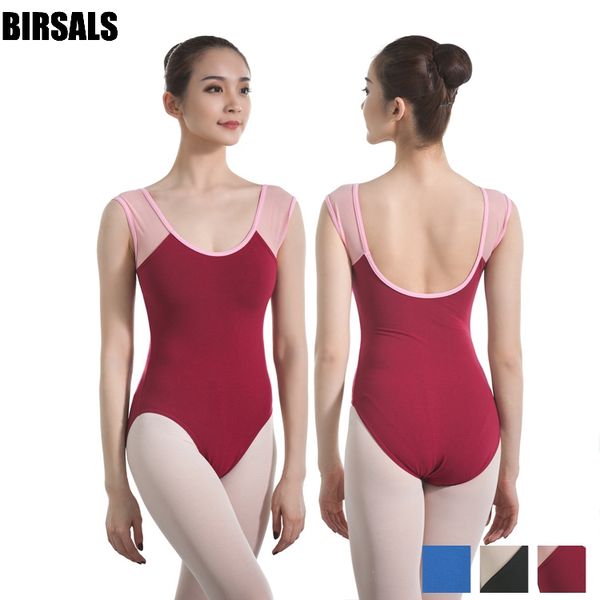 

black cotton lycra ballet dance leotard women burgundy gymnastic tank leotards ballerina dancewear girls bodysuitcs0703, Black;red