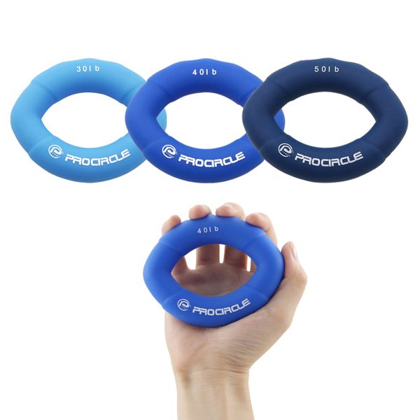 

procircle поручни мышца питания обучение зеленый резиновое кольцо тренажер finger рукоятка easy carry hand gripper захватывающее кольцо