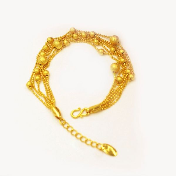

new fashion classic jewelry 24k bracelet charm women wedding anniversary commemorate gift accessory jewellery, Golden;silver