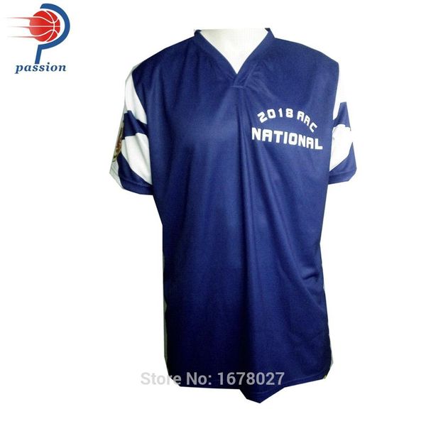 

custom polyester printing fashion outdoor t shirt, Gray;blue