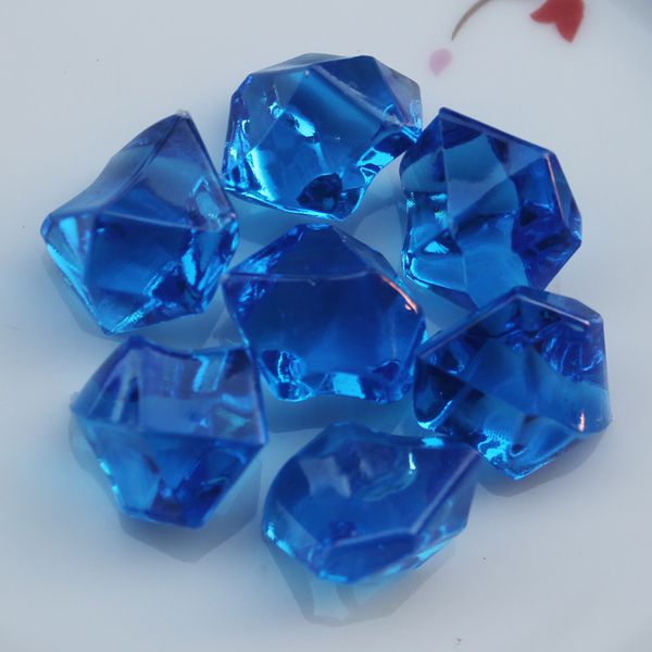 

19 * 25MM Ваза Декоративный акриловый кристалл Gem Stone 100pcs Ice Rocks стол для разбрасывания