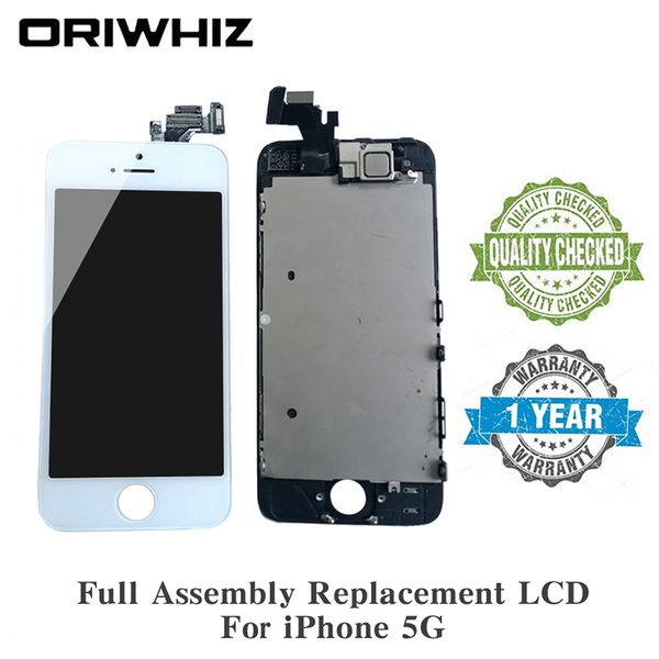 Tela de LCD de alta qualidade para o iphone 6 display assembléia completa digitalizador substituição da tela de toque com câmera frontal, falante pré-montagem