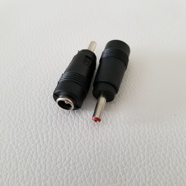 

10pcs/lot dc 5.5mm x 2.1mm female to 3.5mm x 1.35mm male converter adapter connector jack for cctv camera led