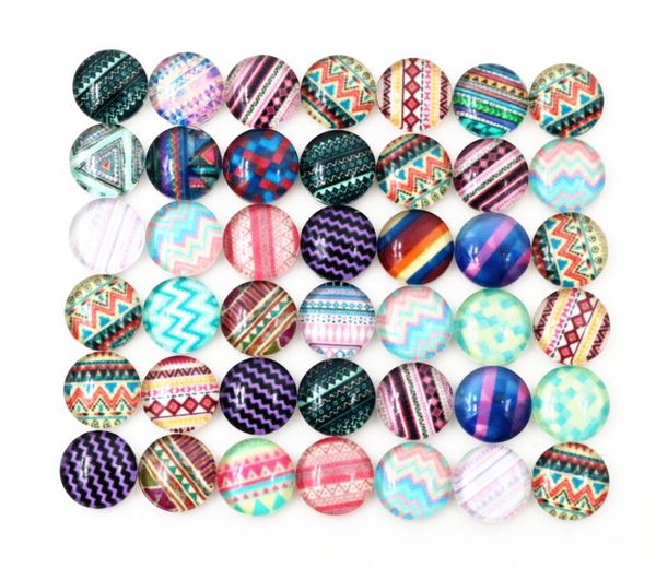 

new fashion 50pcs 8mm mixed colors stripe style handmade p glass cabochons-e6-03, Blue;slivery