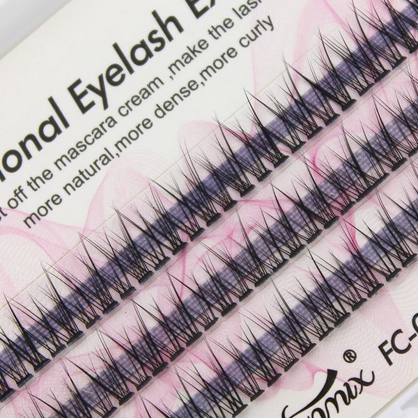 

professional silk eyelashes extension fashion dovetail eyelash false eye lashes