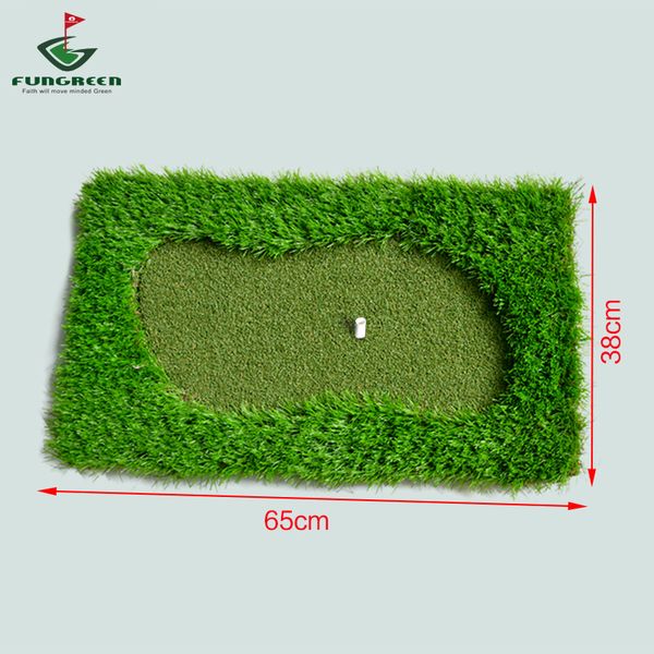 

mini green golf mat 65x38cm training hitting pad practice rubber tee holder golf putting mat indooroutdoor backyard