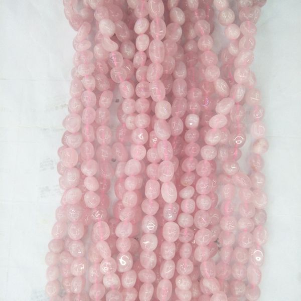 

6x8mm random shape natural madagascar rose quartz stone beads diy jewelry making accessories loose pink crystal quartz beads, Black