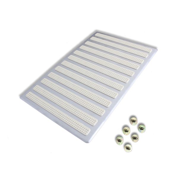 

1pcs cars anti skid foot floor carpet mats pads anti-skid mat pad coverc universal stainless steel fit all auto car