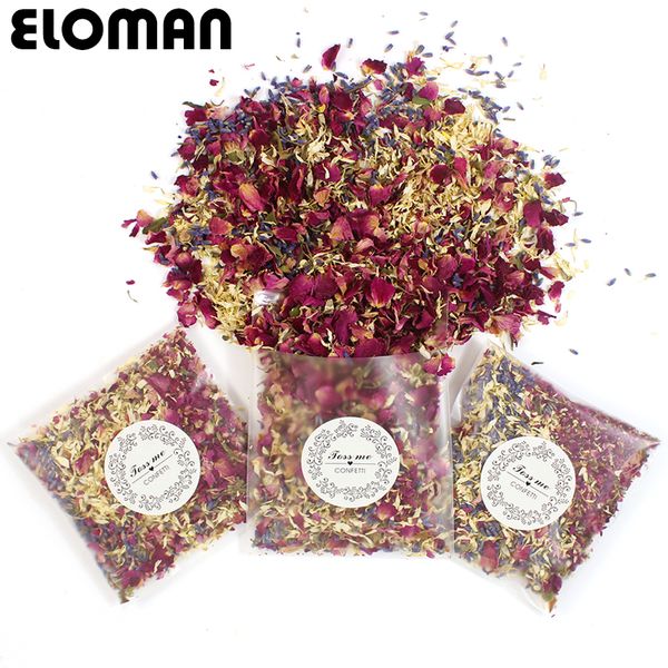 Acheter 100 Naturel Confetti De Mariage Eloman Pétales De Fleurs Séchées Pop Mariage Et Décoration De Fête Biodégradable Confetti De Pétales De Rose