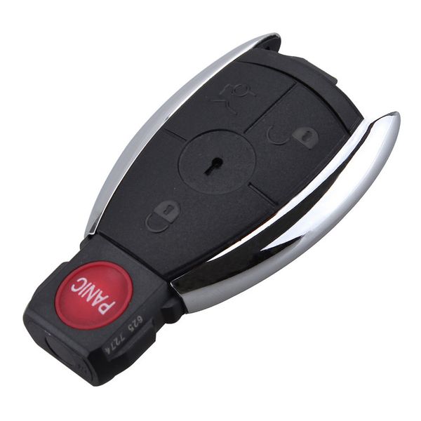 

4buttons remote car key shell keyless fob for mercedes-benz new replacement case no chip uncut blade cover