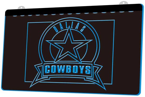 Lamps Lighting Ceiling Fans Dallas Cowboys Badge Led Neon Sign