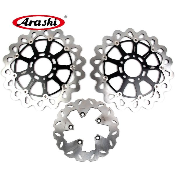 

arashi for suzuki gsx1300r 1999 - 2007 front rear brake disc rotors disk kits gsxr gsx-r 1300 hayabusa 2003 2004 2005 2006