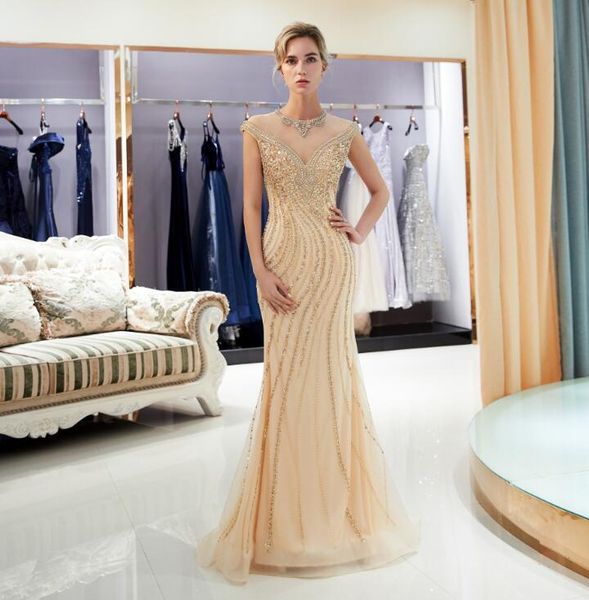 

2020 новое золото в наличии бисером свадебные выпускные вечерние платья jewel neck элегантные свадебные платья уникальный тюль кристалл вече, Black;red