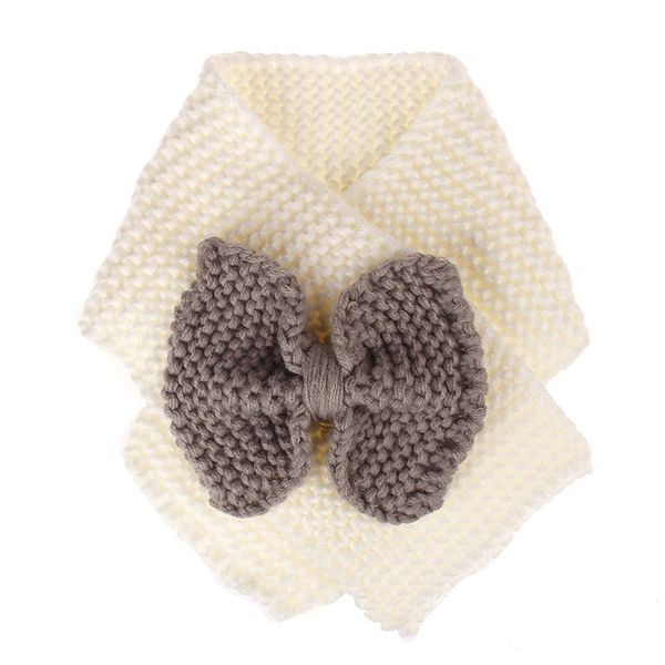 

fashion children winter designer scarf woolen warmer bow-knot scarves 4 colors luxury scarf for options model no. ne905, Blue;gray