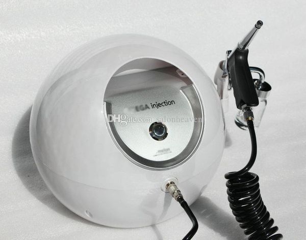 

korea o2 oxygen jet peel water jet oxygen spray with liquid bottle oxygen facial machine for skin rejuvenation acne removal home use, Black;white
