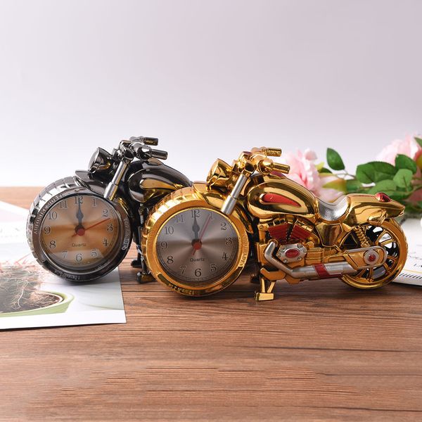 

motorcycle creative vintage deskpocket watches motorbike pattern cool quartz watch birthday gift approx. 22 * 12 * 6cm, Slivery;brown