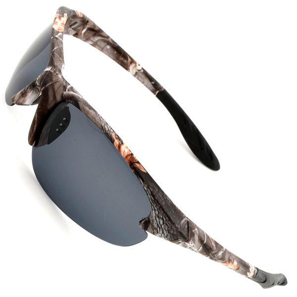 

men camouflage polarized sunglasses driving fishing hunting brand designer fashion uv400 protection sun glasses goggle n2219, White;black