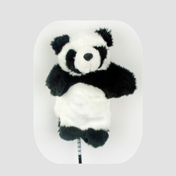 

wotufly china panda golf fairway woods headcover #3 #5 lovely animal dustproof golf clubs woods head covers
