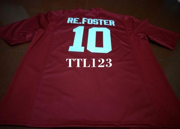 

men #10 reuben foster alabama crimson tide red black white college jersey or custom any name or number jersey, Black;red