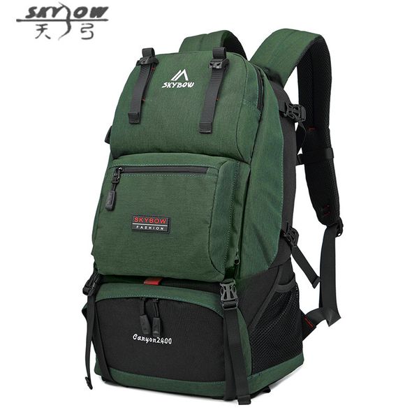 

2018 new fashion large capacity 27l h bag men waterproof travel backpack male multi-function climb bag 8819
