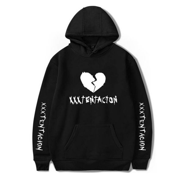 

2018 traksuit men/women hoodies casual hip hop xxxtentacion sweatshirt fleece hooded hoody hoodie pullover sudaderas para hombre, Black