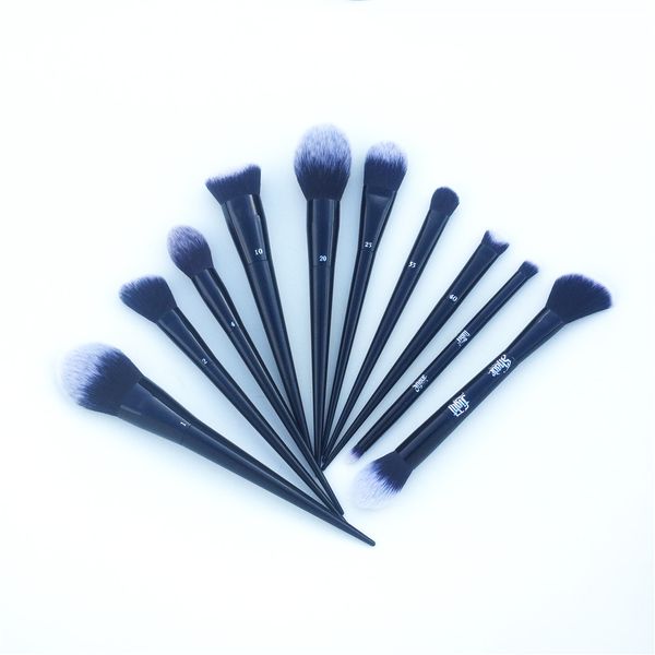 

kvdbeauty makeup brushes #10 edge foundation #20 powder #25 precision powder #40 concealer #face & eye contour beauty cosmetics tools
