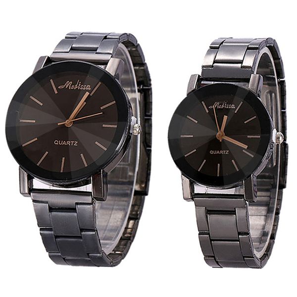 

2017 new watches luxury analog quartz watch men and women clock stainless steel wristwatches lovers' watch, Slivery;brown