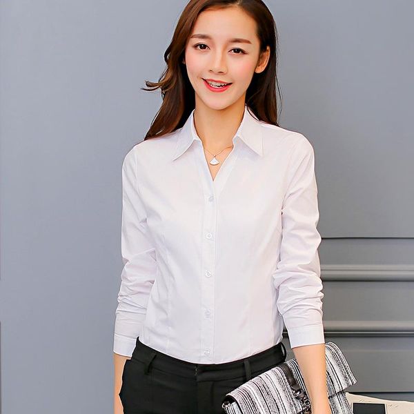 blusa blanca de manga larga
