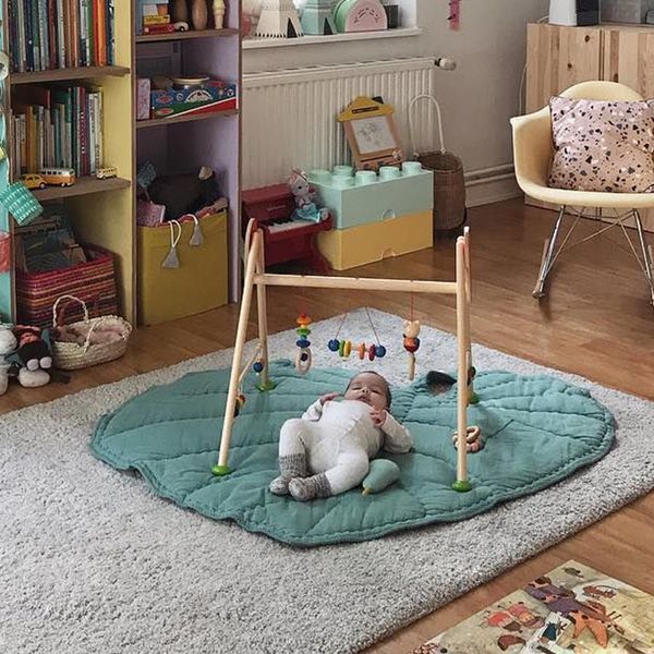 Grosshandel 2018 Kreative Baumwolle Blattform Babydecke Spielmatte