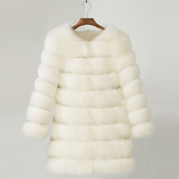 

lanshifei 2018 new design fall female imitation fur parka ladies' winter faux fur coat warm jacket for women fake coat, Black