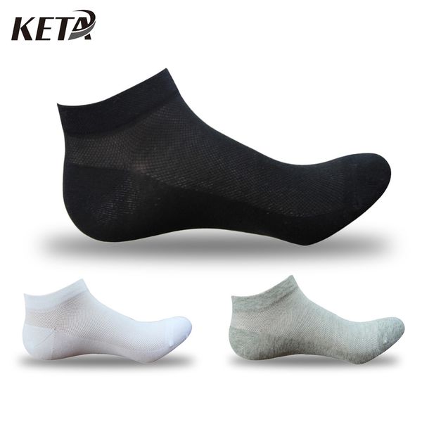 

wholesale- black/white/gray 3 color men socks male summer short cotton ankle socks man breathable low cut socks male boat socks/10pairs