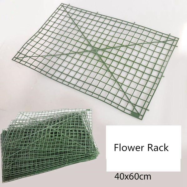 

60x40cm пластиковая рамка для цветов стены арки DIY свадебные украшения фон пластиковые изогнутые sub-rack Flower Row 10 шт./лот