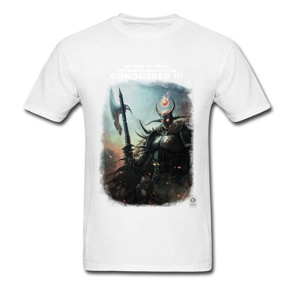

punk style leisure cool t shirts for men plus size 3xl faddish tshirt printed black knight t-shirt japan iron warrior, White;black