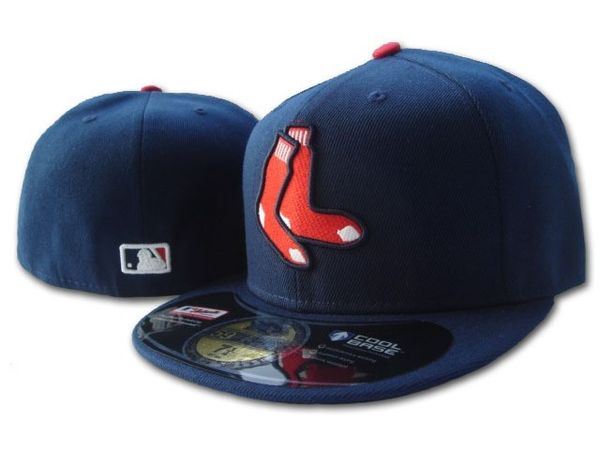 

Мужская Red Sox на поле Наби синий установлены шляпа с плоскими полями embroiered Red sox ком