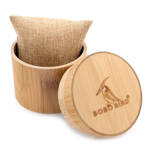 

bobo bird blank bamboo box for watch/watch and jewellery boxes, Black;blue