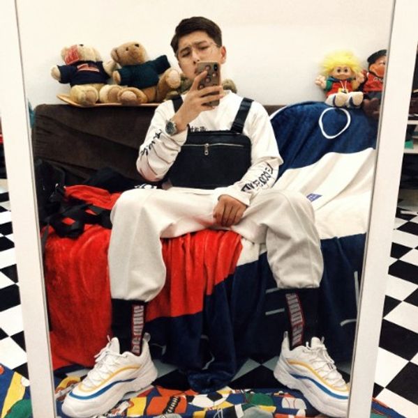 

hip-hop kanye street ins style chest rig tactical chest bag functional package trendsetter