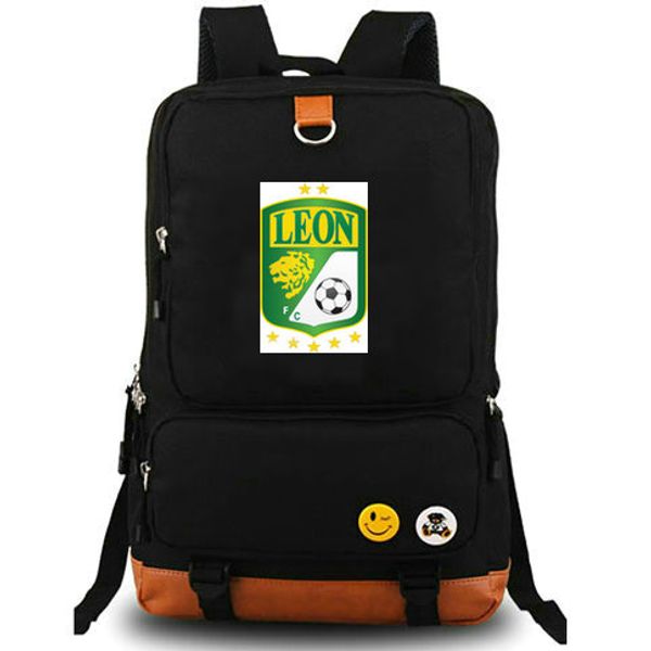 

emblem backpack leon fc day pack good football club school bag soccer packsack computer rucksack sport schoolbag outdoor daypack