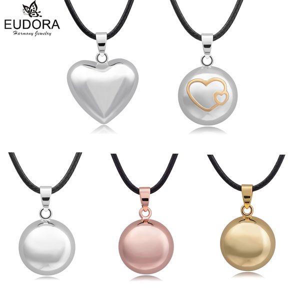 

eudora harmony ball mix style angel caller chime sound bola balls pendant necklace for pregnant women gift charm diy jewelry, Black
