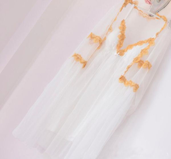 

2 sets long solid white long sleeve deep v neck gown, robes, sleepwear, pajamas, lingeries costumes,style rb289, Black;red