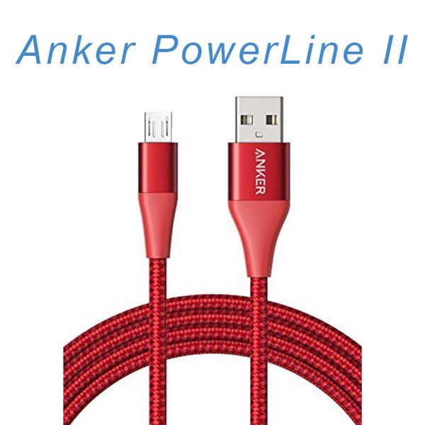 

For anker powerline ii micro u b 3ft 6ft with travel pouch durable braided cable for am ung nexu lg android martphone and tablet