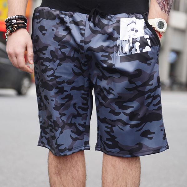 

punk mens shorts hip hop cotton knee length joggers shorts england summer short hombre, White;black