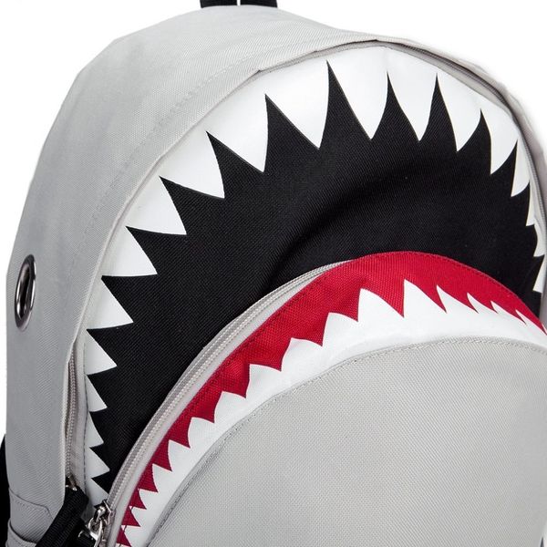 

cool schoolbag big shark cartoon backpack black bookbags fashion primary school backpacks boys rucksack bagpack y18110107