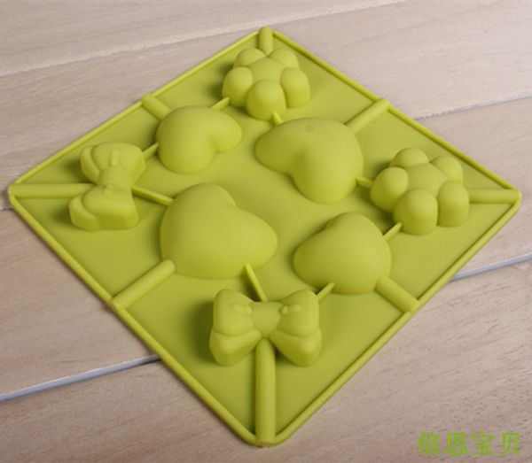 

wholesale-lollipop style pipa sugar shape biscuit pan chocolate ice cube tray ice popsicle silica gel mould