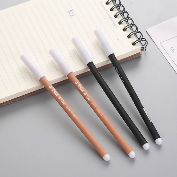 

4pcs/set 0.5mm gel pen for writing business black&blue ink signature pens selling student supplies learn stationery gel pen