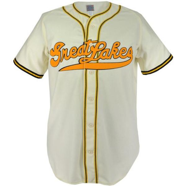 

Great Lakes Naval Station 1943 Home Jersey 100% Stitched Embroidery Logos Vintage Baseball Jerseys Custom Any Name Any Number Free Shipping
