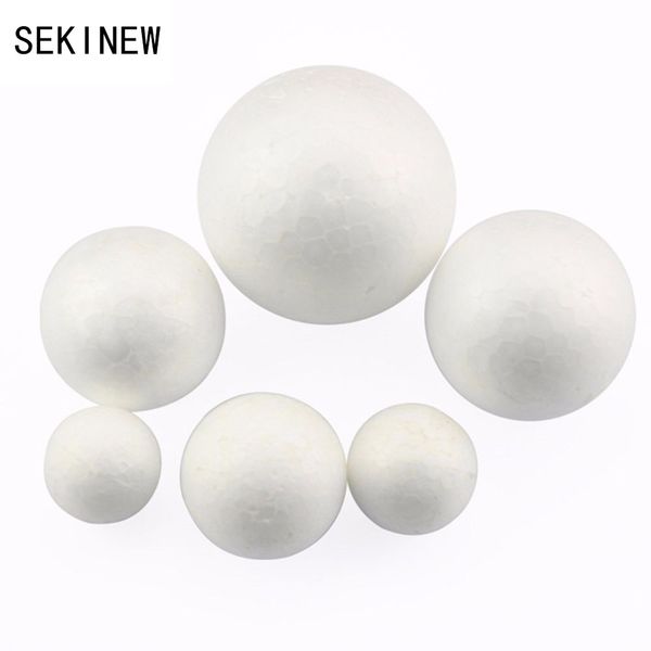 

sekinew 10pcs modelling polystyrene styrofoam foam ball white craft balls for diy christmas party car decoration car ornaments