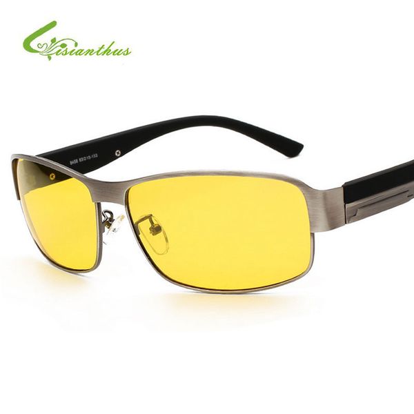 

2017 yellow polarized sunglasses men women brand designer night vision goggles driving glasses driver polaroid sun glasses uv400, White;black