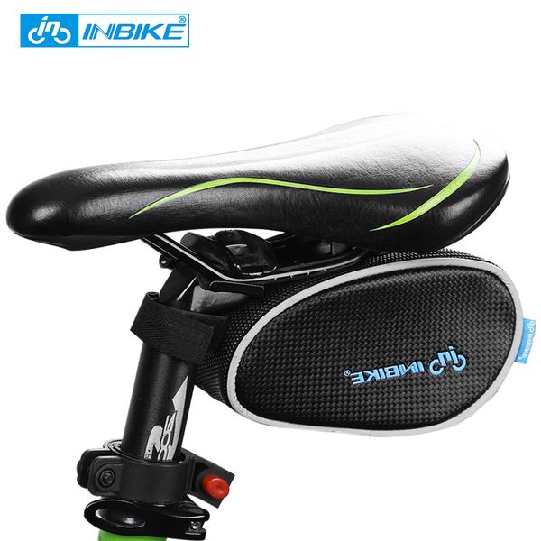 

inbike bike bag pu bicycle tail bag water resistant seatpost ib536/575