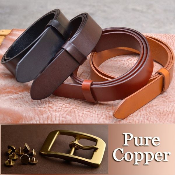 

men belt cow genuine leather luxury strap male belts for men new fashion classvintage pin buckle drop shipping, Black;brown